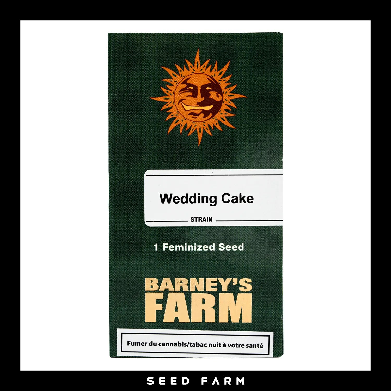 Barneys Farm, Wedding Cake, feminisierte Cannabis Samen, Vorderansicht