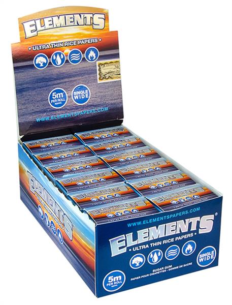 ELEMENTS - Single Wide Rolls | Blue | 5m