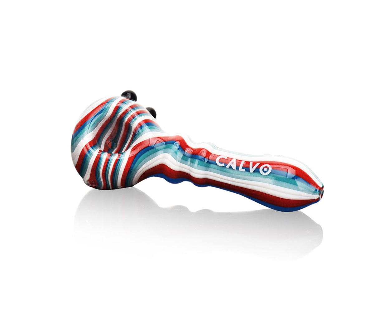 Calvo - 3 Circles Spoon Pipe | Blue