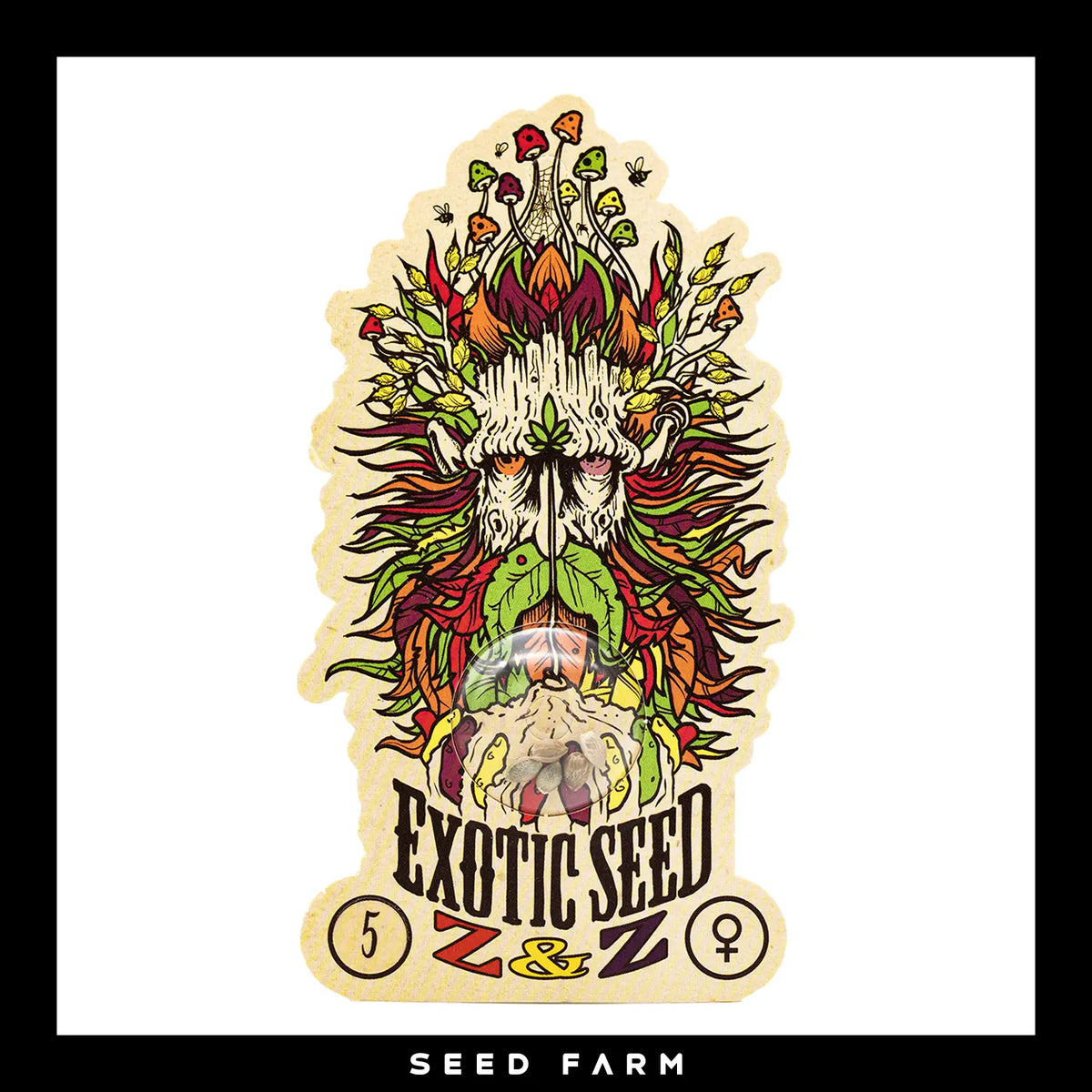 Exotic Seed Z&amp;Z, feminisierte Cannabis Samen, 5 Stück, Vorderansicht