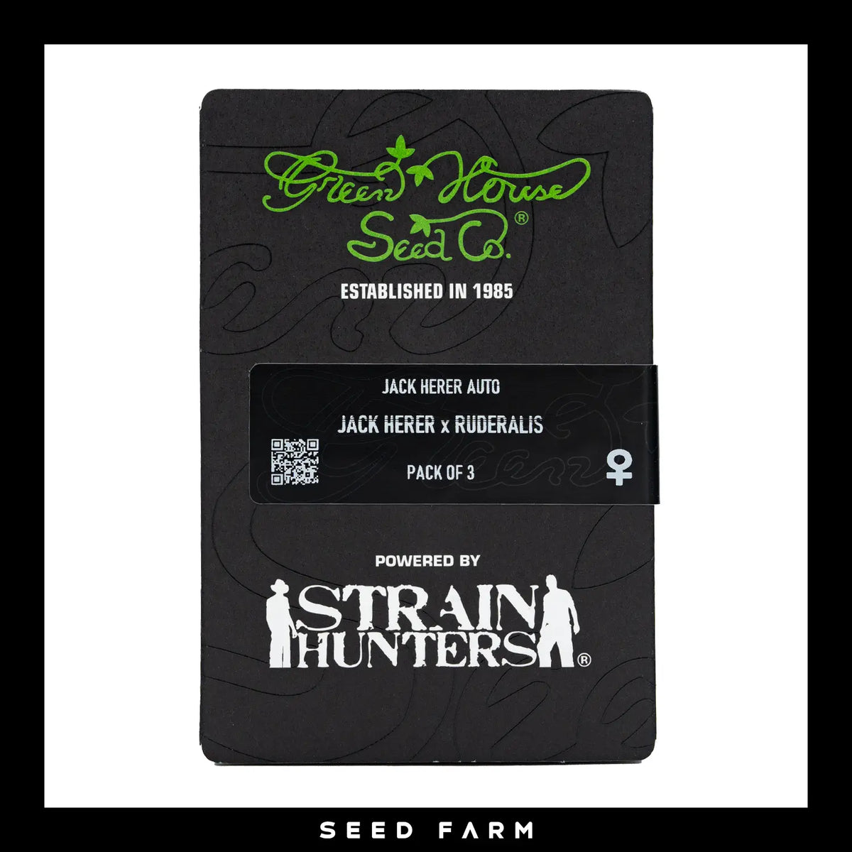 Green House Seeds, Jack Herer, automatische Cannabis Samen, 3 Stück, Vorderansicht