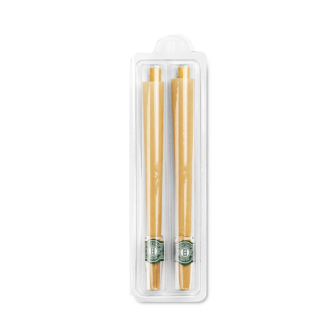 Hemper - KS Brown Paper Cones mit Glastip | 2 Stk.