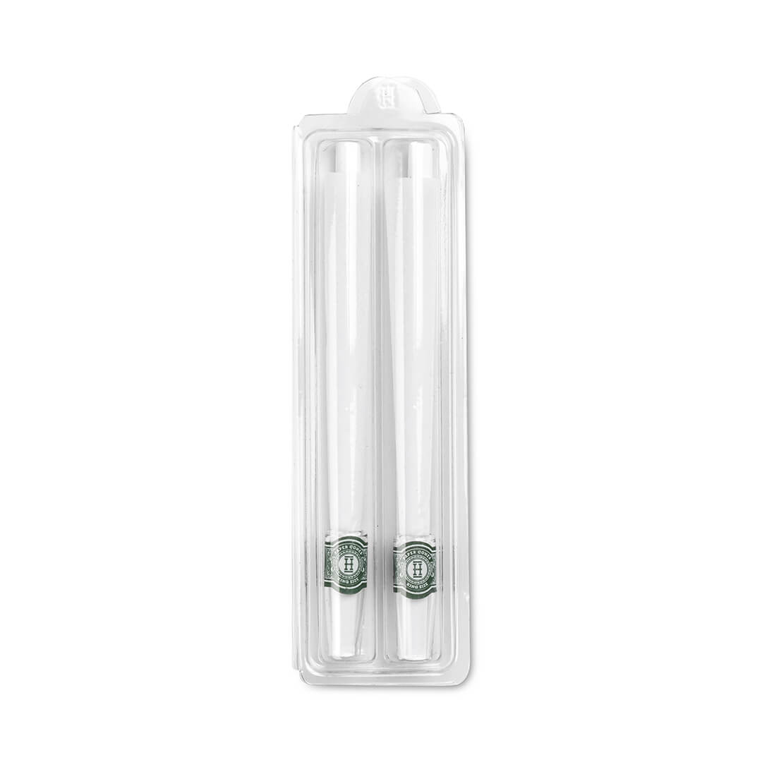 Hemper - KS White Paper Cones mit Glastip | 2 Stk.