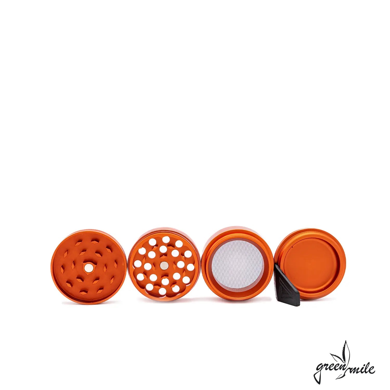 Higher Standards, Aerospaced Grinder, 4 teilig, 50mm, Orange, Frontal