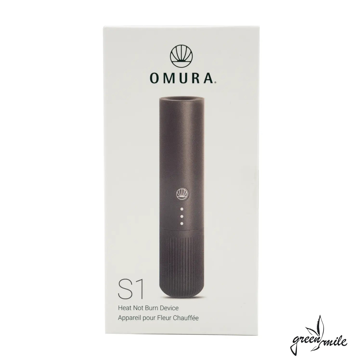 Omura S1, Complete Set inkl Home Filling System, Schwarz, Verpackung, Vorderansicht