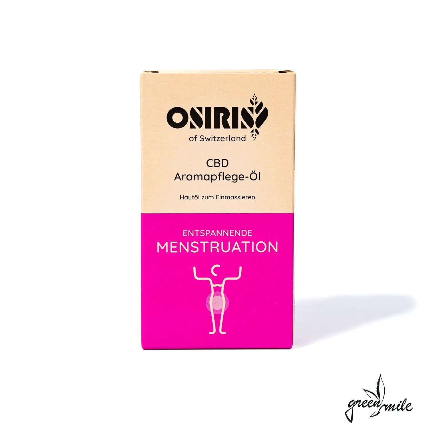 Osiris, Menstruation, CBD Aromapflegeöl, 10x 1ml, Verpackung