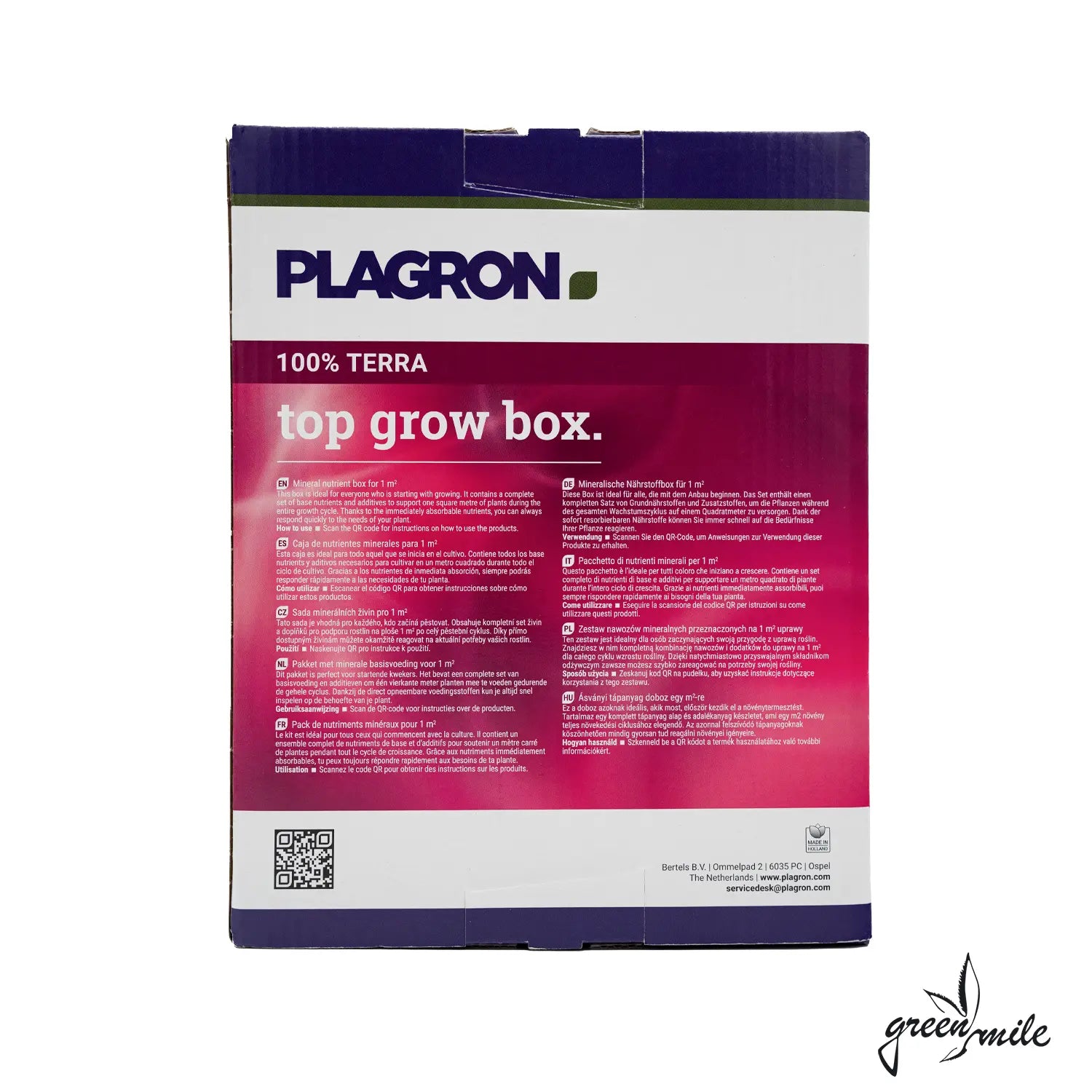 Plagron, Top Grow Box, Rückansicht