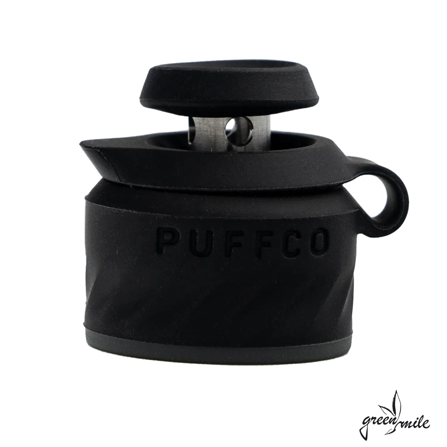 Puffco Peak Pro, Joystick Cap, Onyx, Schwarz, Seitenansicht, Geschlossen