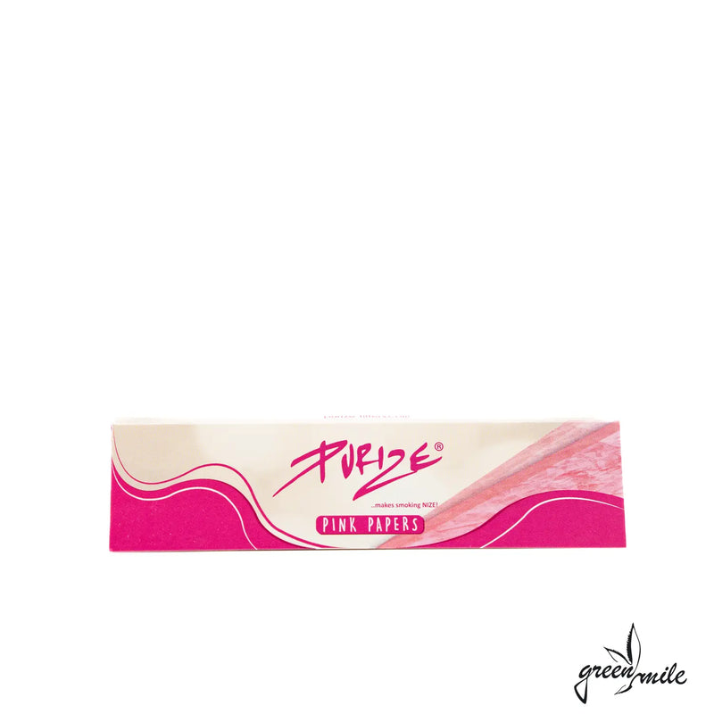 PURIZE® Longpapers KS Slim Unbleached Ultra Thin (32 Blättchen + 10 free) PINK