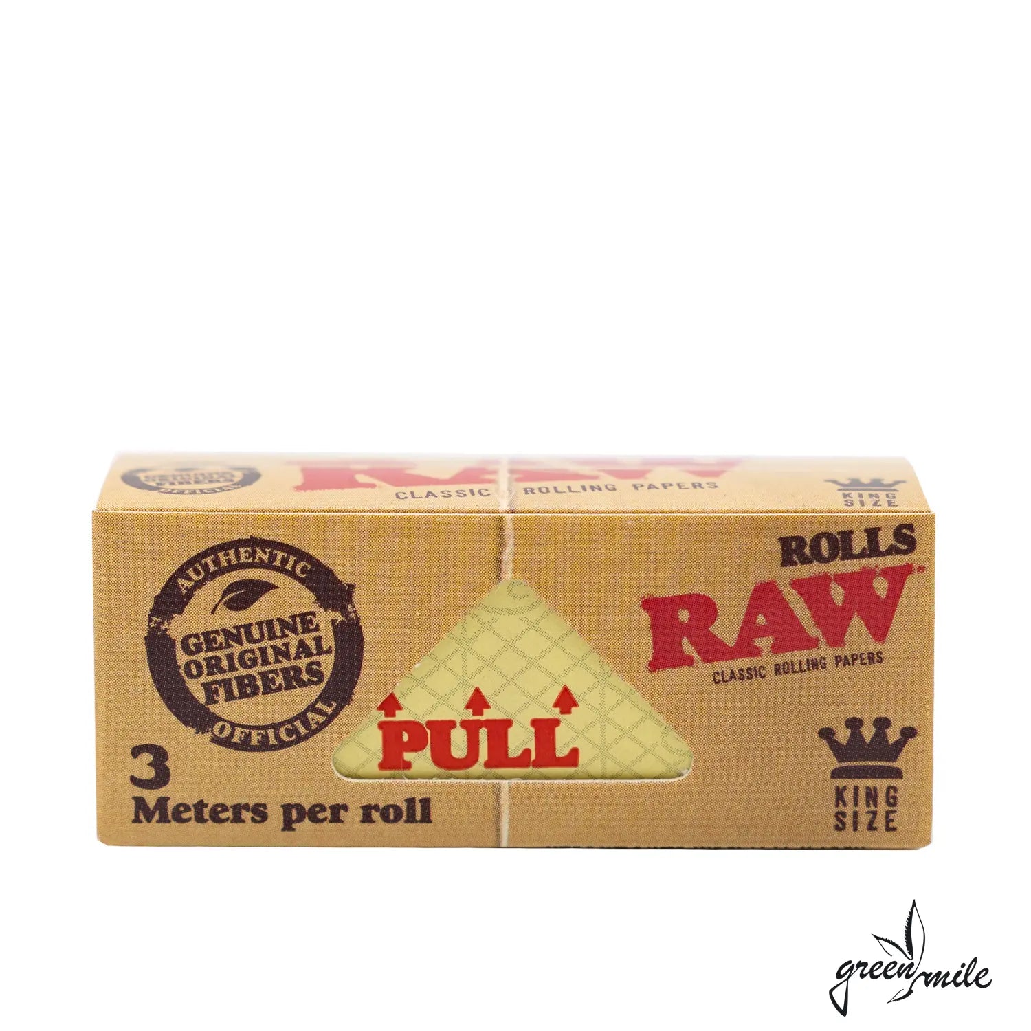 Raw, Classic, King Size, Roll, 3 meter, Vorderansicht