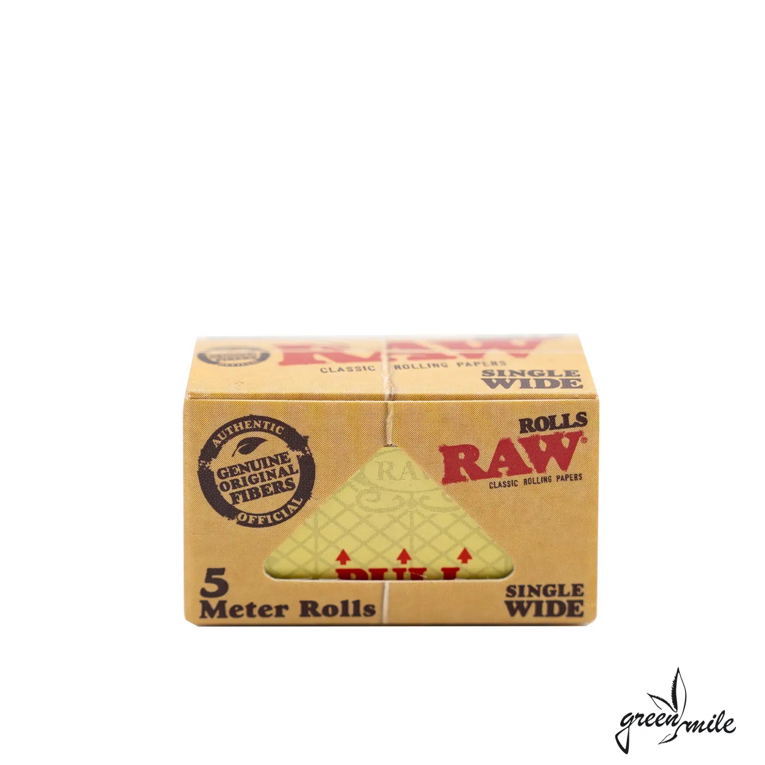 Raw, Classic, Single Wide, Roll, 5 meter, Vorderansicht