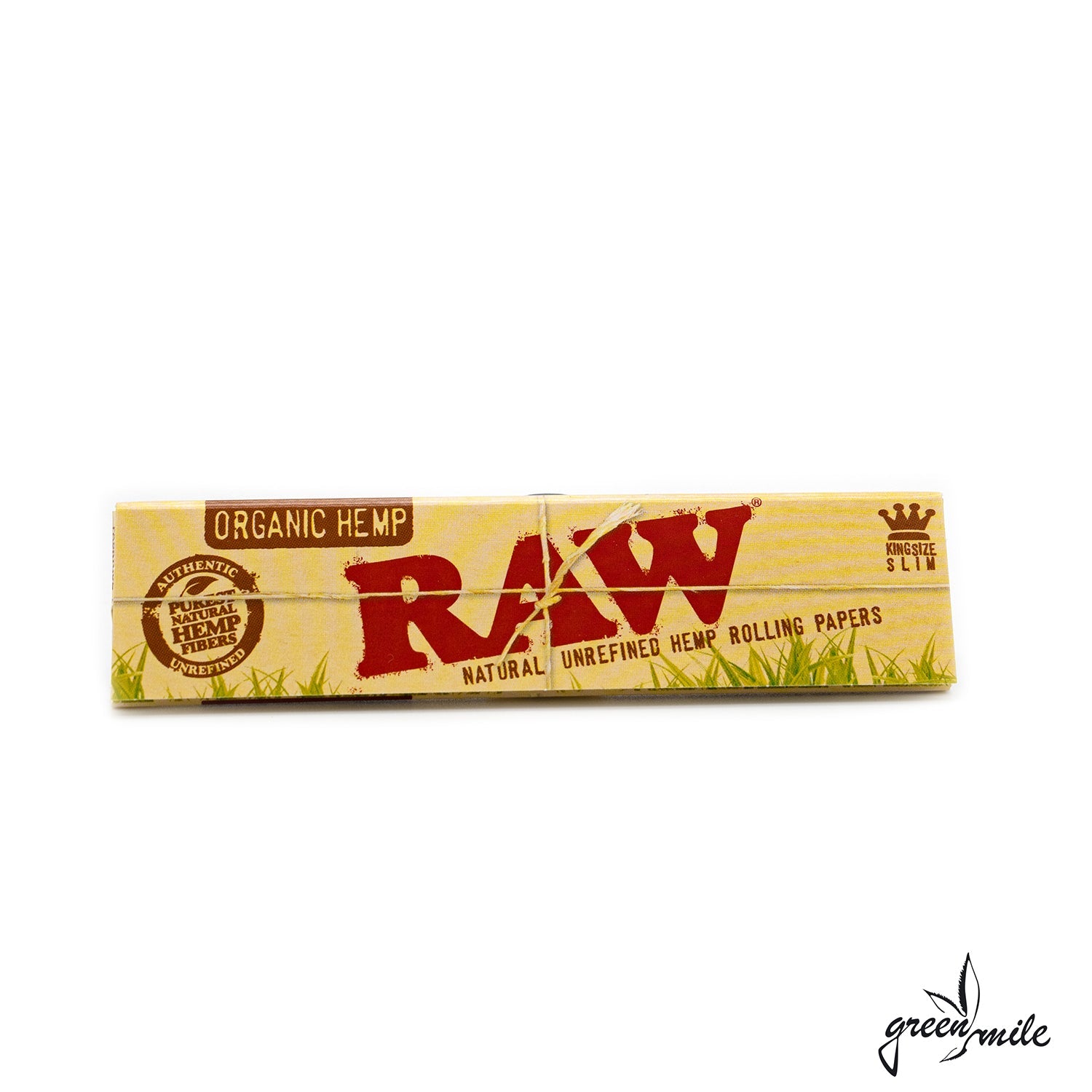 Raw Organic Hemp Papers, King Size Slim, Frontansicht