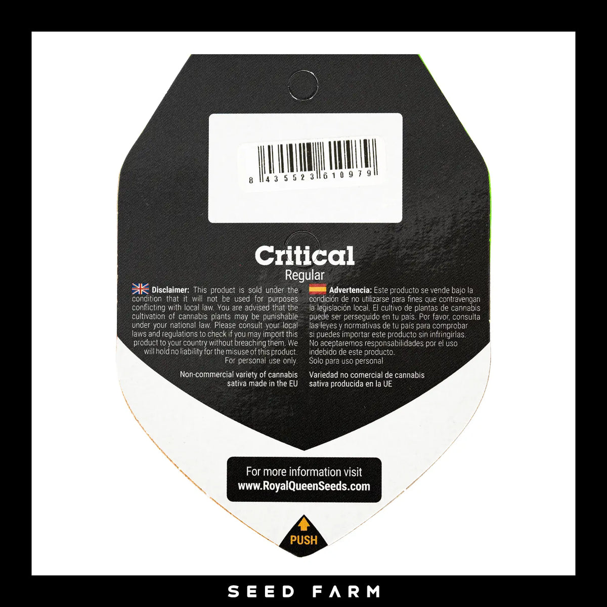 Royal Queen Seeds - CRITICAL - Regular