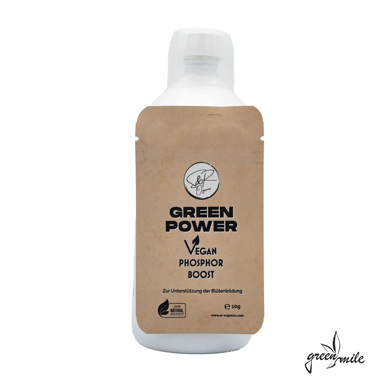 S&amp;R Organics, Green Power, 5in1, 1l, Rückansicht, Flasche
