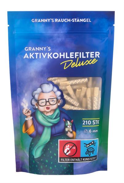 GRANNYS Weed Deluxe -  Aktivkohlefilter 6mm Ø | 210er