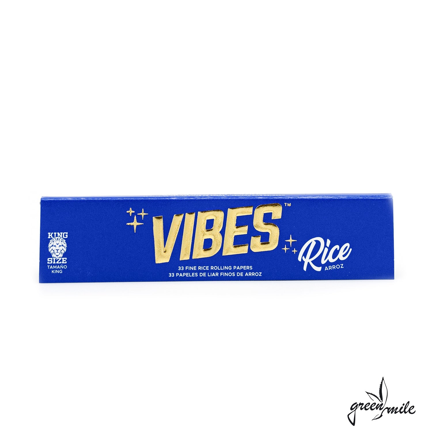 Vibes Papers, Rice, King Size Slim, Blue, Vorderansicht