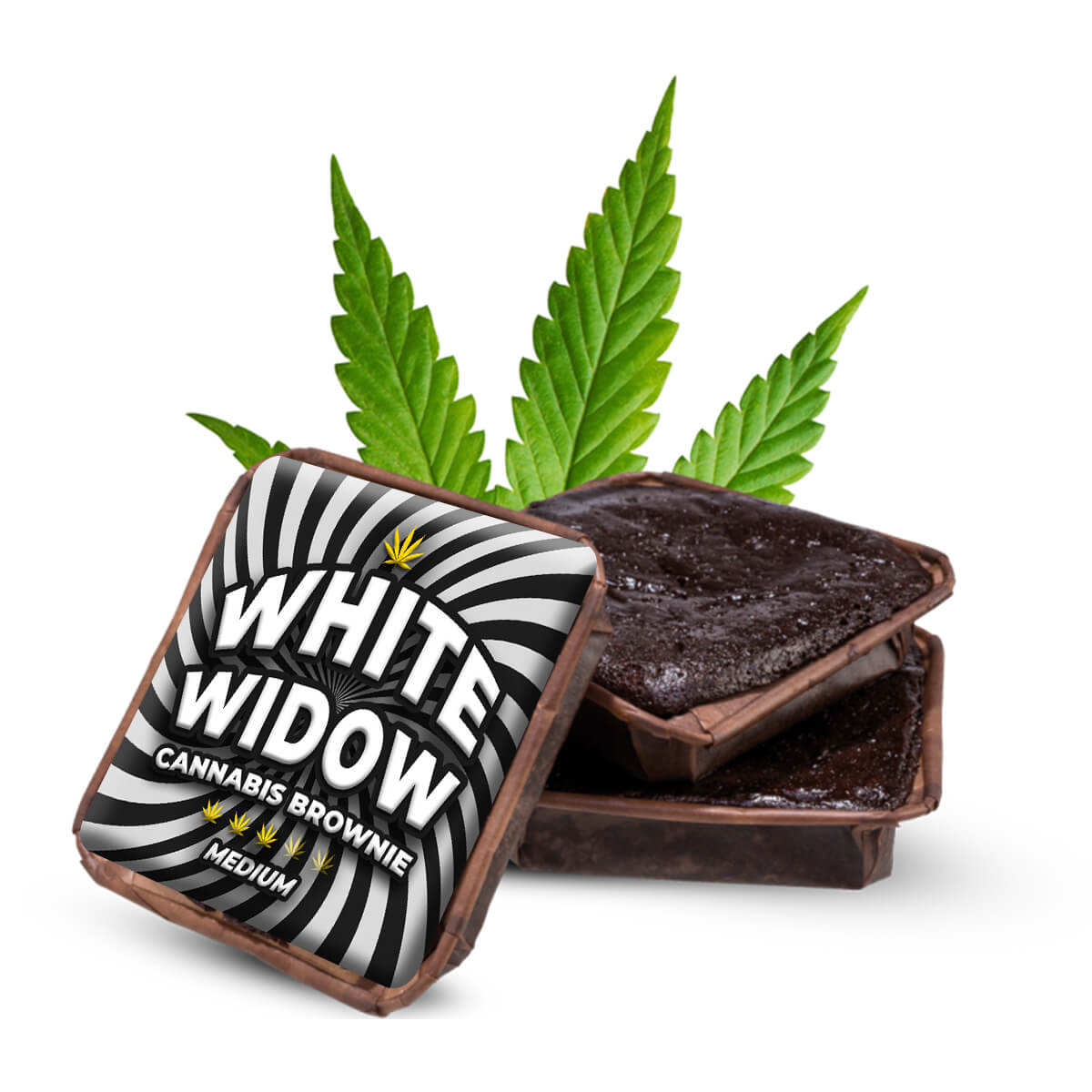 White Widow Cannabis Brownie 75g