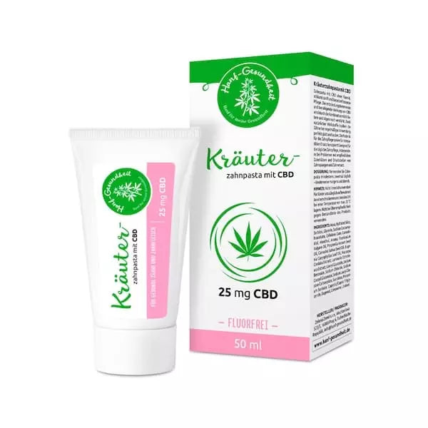 Cannadorra - Herbal Toothpaste (Zahnpasta mit CBD 25mg)