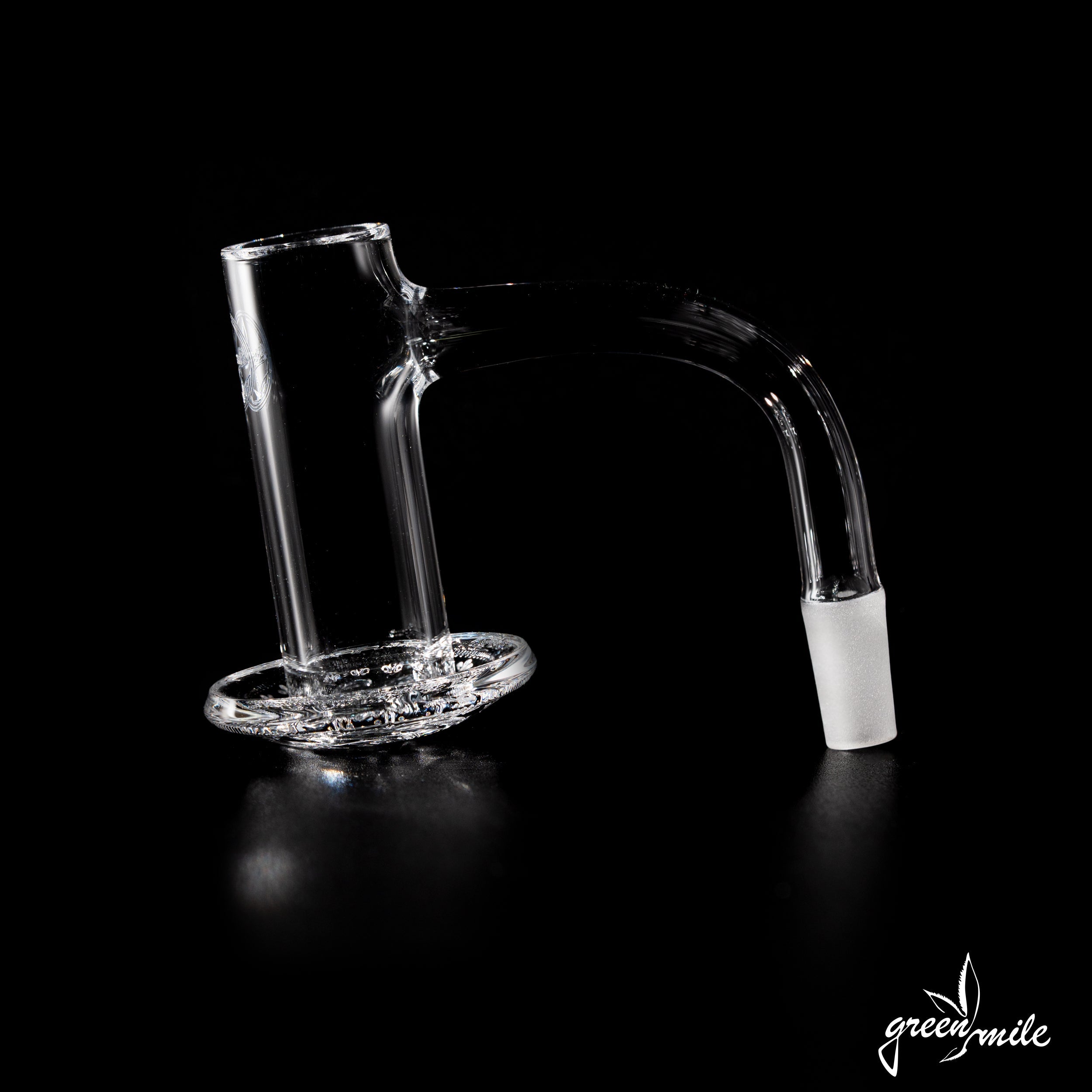 high quality Blender quartz dabbing Quartzglas 710 Extraktion Extracts Rosin Dab 10mm male 20mm bucket Green Mile side