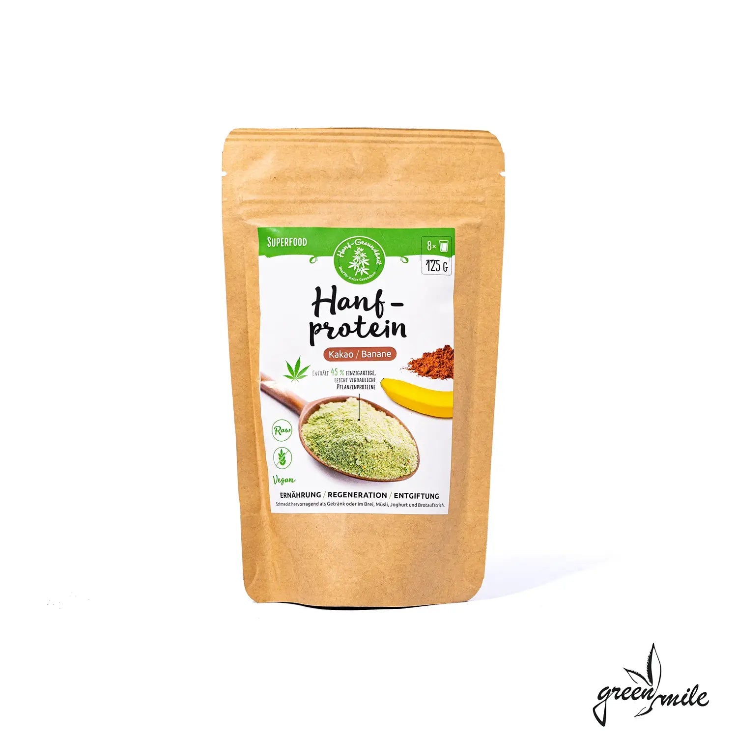 Hanfprotein Kakao Banane Vegan Superfood 125g