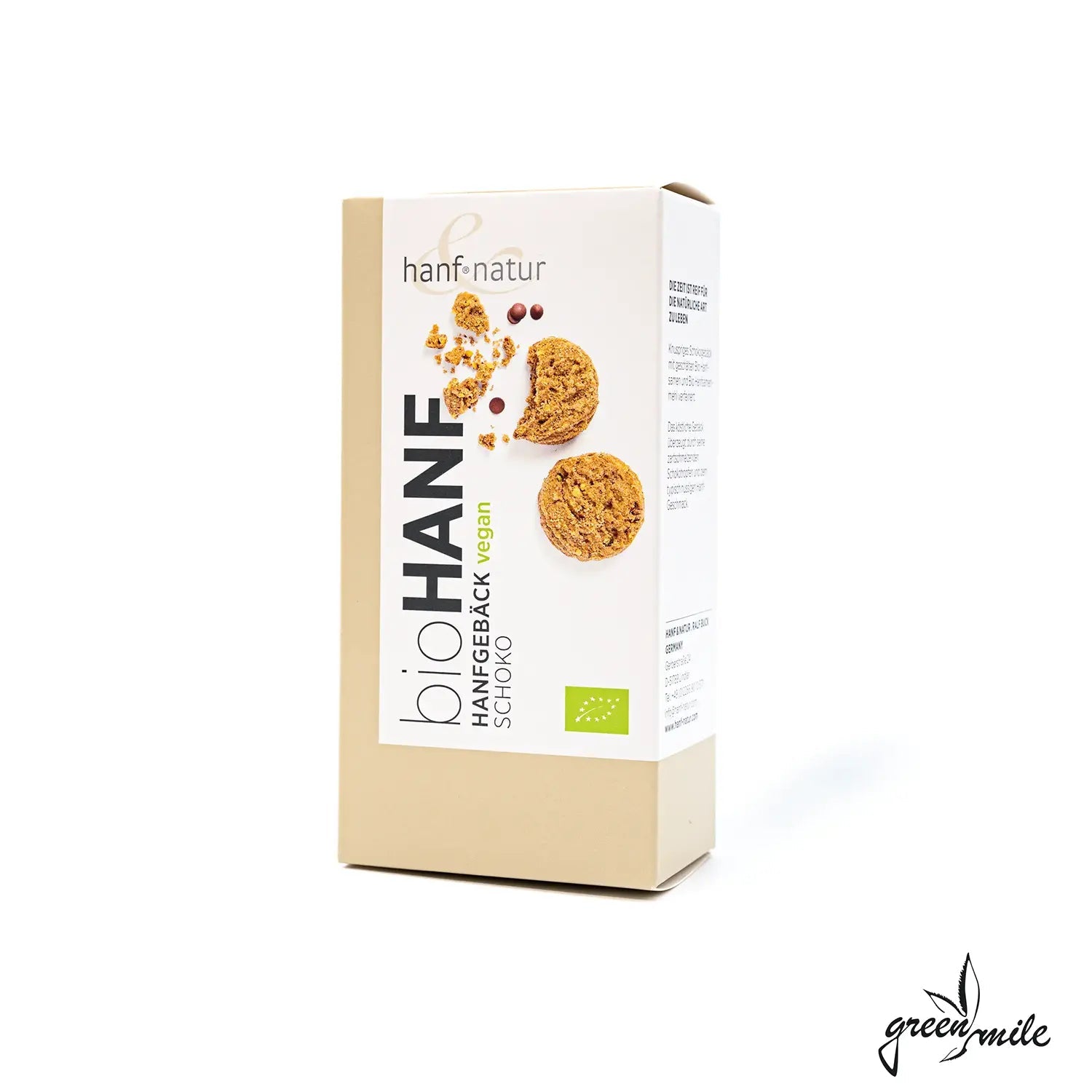 Hanf & Natur bioHANF Hanfgebäck Schoko - Vegan