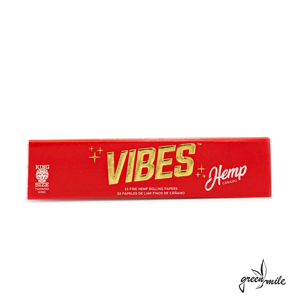 Vibes King Size Hemp Papers Frontansicht