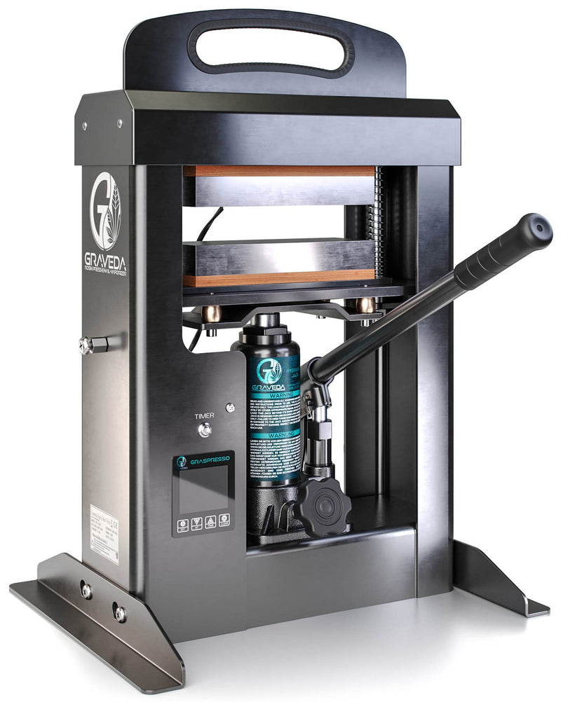 GRAVEDA Graspresso 20 Tonnen Rosin Press Green Mile graveda-graspresso-20-tonnen-rosin-press-green-mile