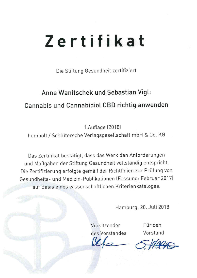 Taschenbuch - Cannabis & Cannabidiol (CBD) richtig anwenden